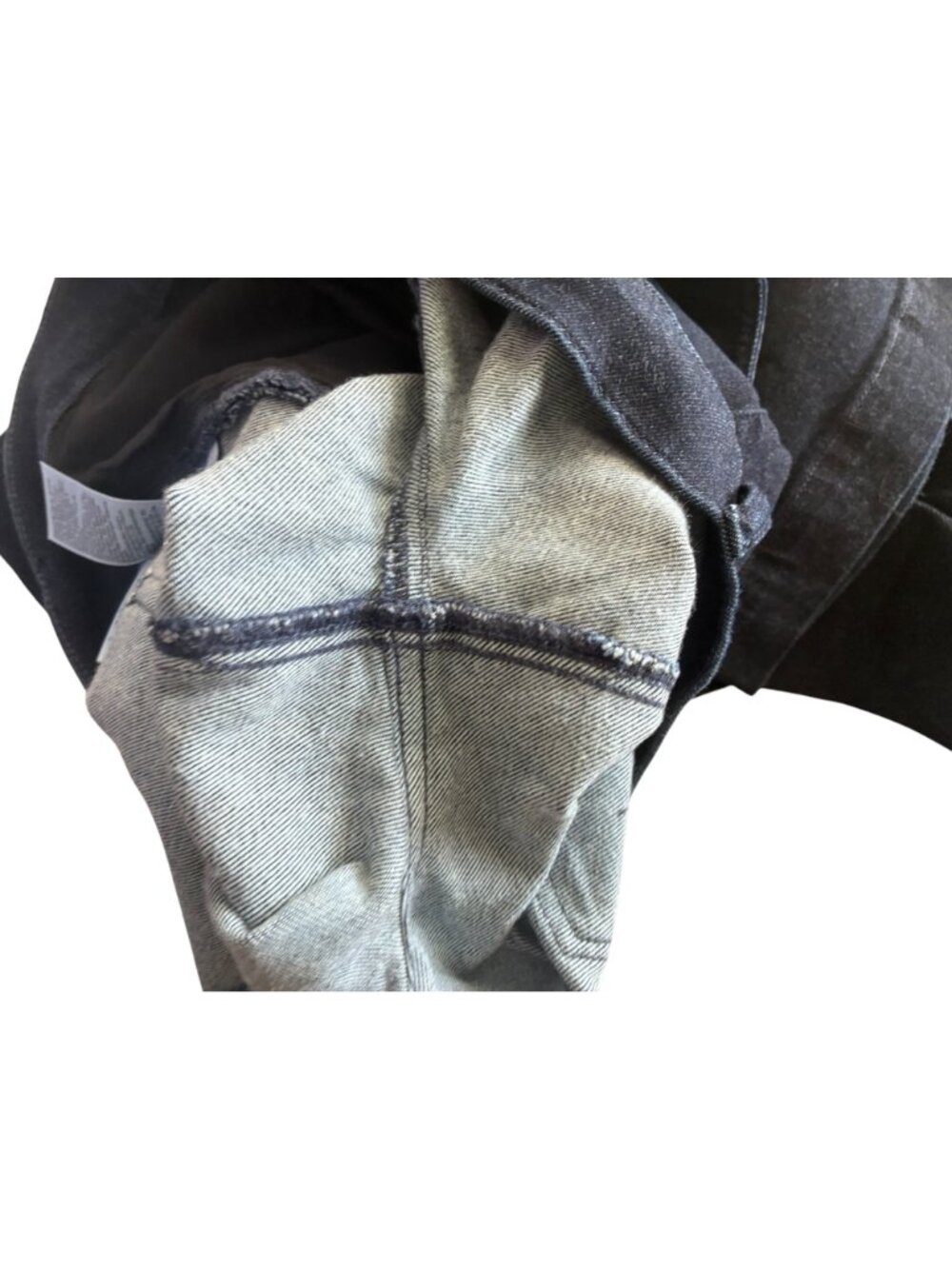 J.Crew High-Rise Trouser Jeans Premium Edition 30T Pintuck Dark Blue Work VGUC - Picture 14 of 15